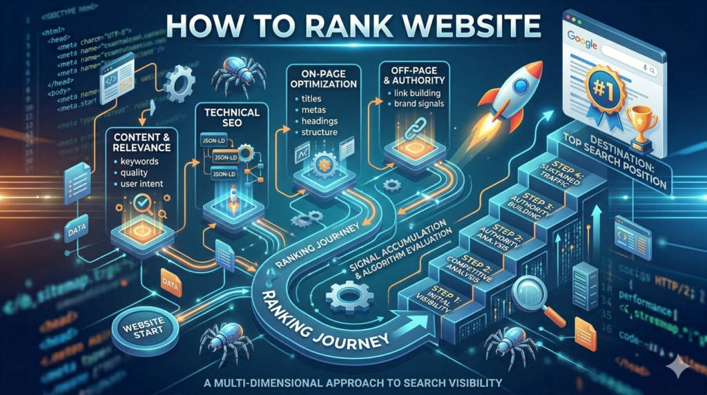 How to Rank Website 2026 guide
